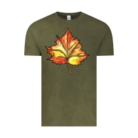 Vintage Olive withered leaf Vintage Tee - BarkalooDesign