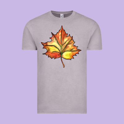 Withered Leaf Vintage Tee Designed By Barkaloodesign