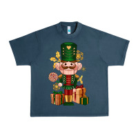 Midnight Navy Christmas Nutcracker Urban Heavy Tee - NancyCooperArtShop