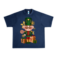 Navy Christmas Nutcracker Urban Heavy Tee - NancyCooperArtShop