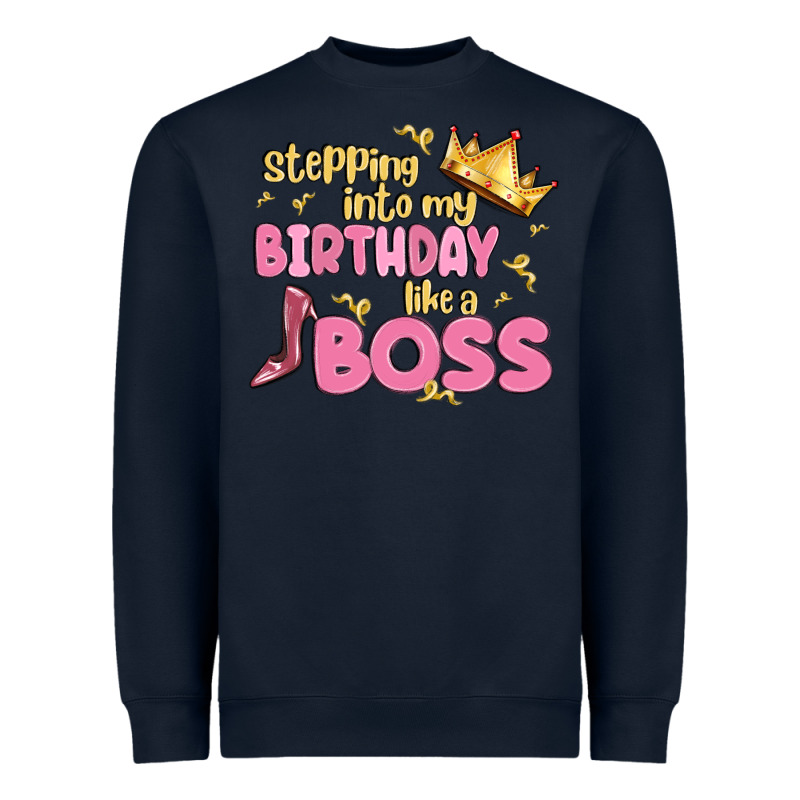 Birthday Boss Heavyweight Sweatshirt by MaliasSmallBusiness | Teevron