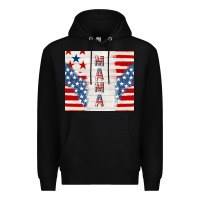 Black mama usa Premium Hoodie - TumblerDesignByShophia