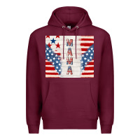 Burgundy mama usa Premium Hoodie - TumblerDesignByShophia