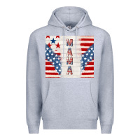 Heather Grey mama usa Premium Hoodie - TumblerDesignByShophia