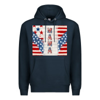 Navy mama usa Premium Hoodie - TumblerDesignByShophia