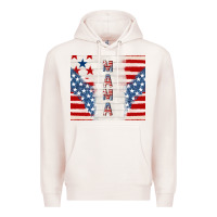 Pale Pink mama usa Premium Hoodie - TumblerDesignByShophia