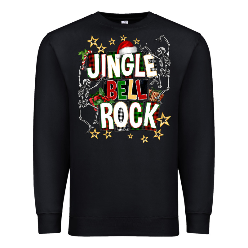 Jingle Bell Rock Premium Sweatshirt by NancyCooperArtShop | Teevron