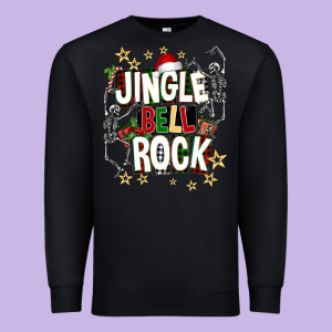 Jingle Bell Rock Premium Sweatshirt Designed By Nancycooperartshop