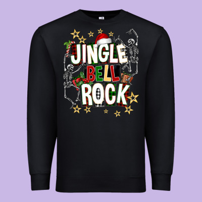 Jingle Bell Rock Premium Sweatshirt Designed By Nancycooperartshop