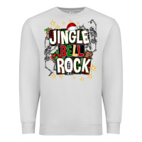 Dove Grey Jingle bell rock Premium Sweatshirt - NancyCooperArtShop