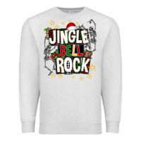 Oatmeal Heather Jingle bell rock Premium Sweatshirt - NancyCooperArtShop