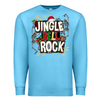 Ocean Blue Jingle bell rock Premium Sweatshirt - NancyCooperArtShop
