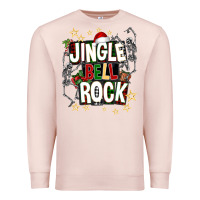 Pale Pink Jingle bell rock Premium Sweatshirt - NancyCooperArtShop