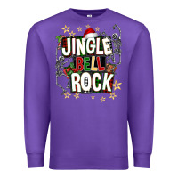 Purple Jingle bell rock Premium Sweatshirt - NancyCooperArtShop