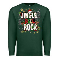 Sports Green Jingle bell rock Premium Sweatshirt - NancyCooperArtShop