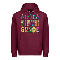 Burgundy team fifth grade Premium Hoodie - JahusDesignShop