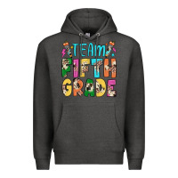 Charcoal Heather team fifth grade Premium Hoodie - JahusDesignShop