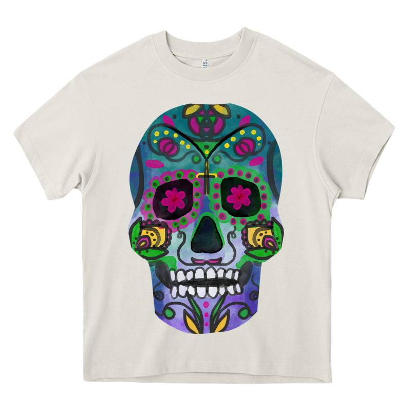 Sugar Skull Heavy Core Tee by FaDigitalArtStudio | Teevron