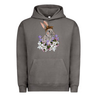 Pigment Tornado Easter Day Flowers bunny Urban Hoodie - OliviaCreatesArt