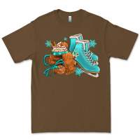 Cacao Winter Ice Skating Boots And Coffee Premium Tee - FaDigitalArtStudio