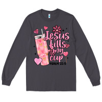 Smoke valentine jesus fills my cup Long Sleeve Tee - MaliasSmallBusiness