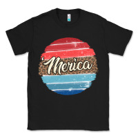 Black leopard merica Classic Tee - MaliasSmallBusiness