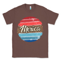 Chestnut leopard merica Classic Tee - MaliasSmallBusiness