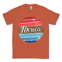 Copper leopard merica Classic Tee - MaliasSmallBusiness