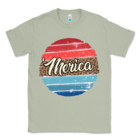 Matcha leopard merica Classic Tee - MaliasSmallBusiness
