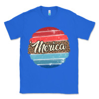 True Royal leopard merica Classic Tee - MaliasSmallBusiness