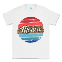 White leopard merica Classic Tee - MaliasSmallBusiness