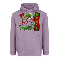Lavender Christmas Character Heavyweight Hoodie - NancyCooperArtShop