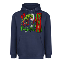 Navy Christmas Character Heavyweight Hoodie - NancyCooperArtShop