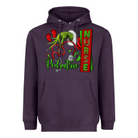 Plum Christmas Character Heavyweight Hoodie - NancyCooperArtShop