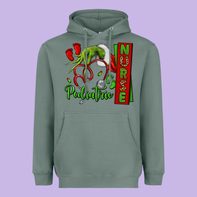 Christmas Character Heavyweight Hoodie Designed By Nancycooperartshop