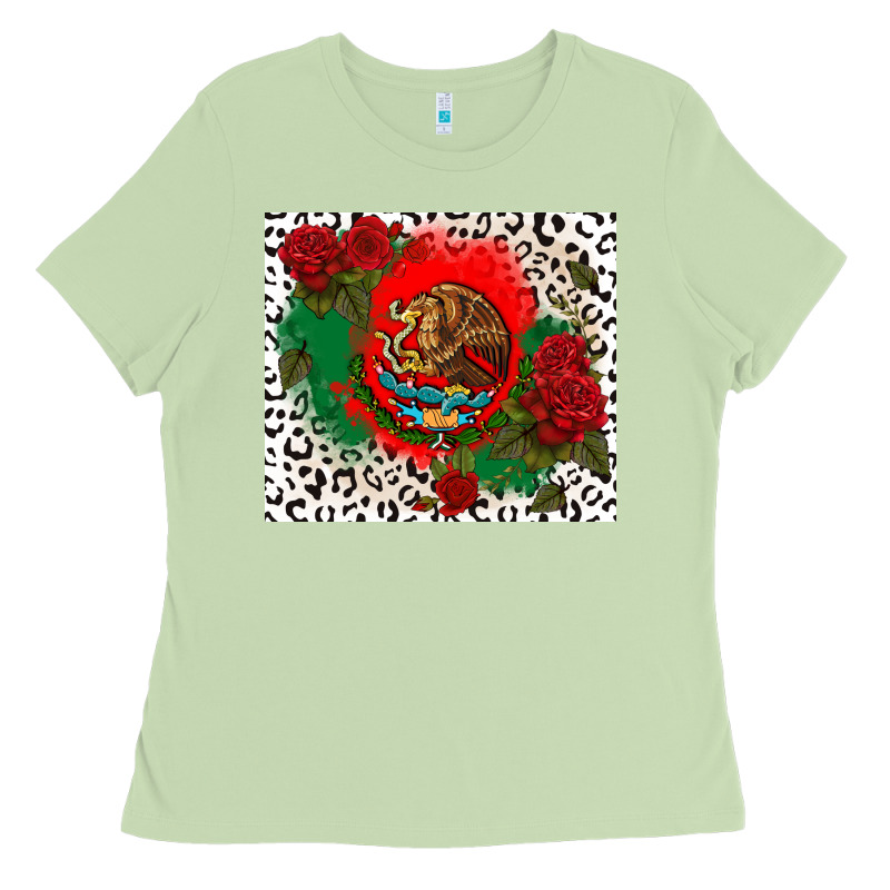 Mexican Flag And Roses Ladies Tee by CTS Tumbler Store | Teevron