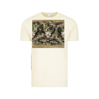 Vintage Arctic camouflage bull skull Vintage Tee - Jasminsmagicworld