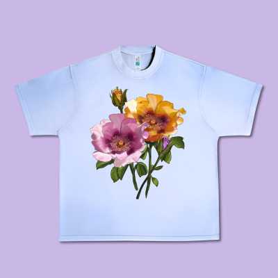 In Your Eyes Rose Urban Heavy Tee Designed By Lillyallendesigns