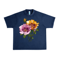 Navy In Your Eyes Rose Urban Heavy Tee - LillyAllenDesigns
