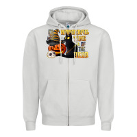 Dove Grey wonderful time of the year halloween Zipper Hoodie - LillyAllenDesigns