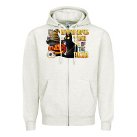 Oatmeal Heather wonderful time of the year halloween Zipper Hoodie - LillyAllenDesigns