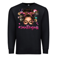 Black Small business messy bun Premium Sweatshirt - texasbilliewilder