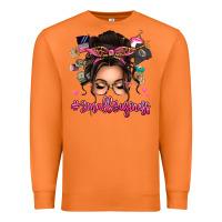 Carrot Small business messy bun Premium Sweatshirt - texasbilliewilder