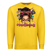 Lemon Small business messy bun Premium Sweatshirt - texasbilliewilder