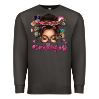 Smoke Small business messy bun Premium Sweatshirt - texasbilliewilder