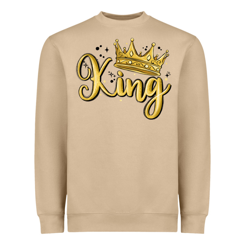 King Heavyweight Sweatshirt by MaliasSmallBusiness | Teevron