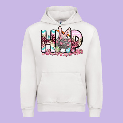 Easter Day Hop Bunny Urban Hoodie Designed By Oliviacreatesart