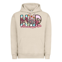 Pigment French Oak Easter Day Hop bunny Urban Hoodie - OliviaCreatesArt