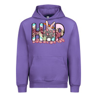 Tulip Easter Day Hop bunny Urban Hoodie - OliviaCreatesArt