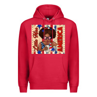 Cardinal little miss america Premium Hoodie - TumblerDesignByShophia